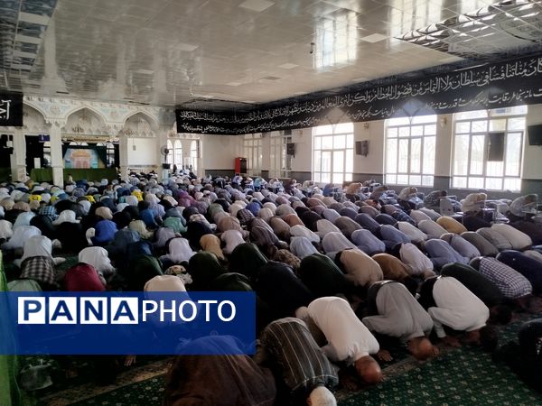 نماز جمعه شهرستان کاشمر با حضور پر رنگ مردم برگزار شد 