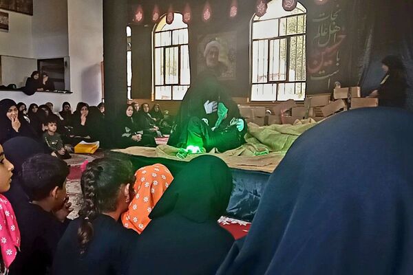 برگزاری مراسم شهادت دردانه حضرت اباعبدالله الحسین در شهرستان فیروزکوه