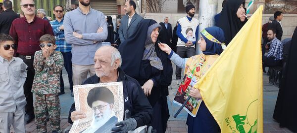 راهپیمایی روز قدس با حضور مسئولان اداره‌کل آموزش‌وپرورش استان خراسان رضوی