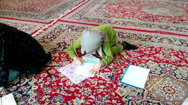 برپایی غرفه کودک در نمازجمعه کاشمر