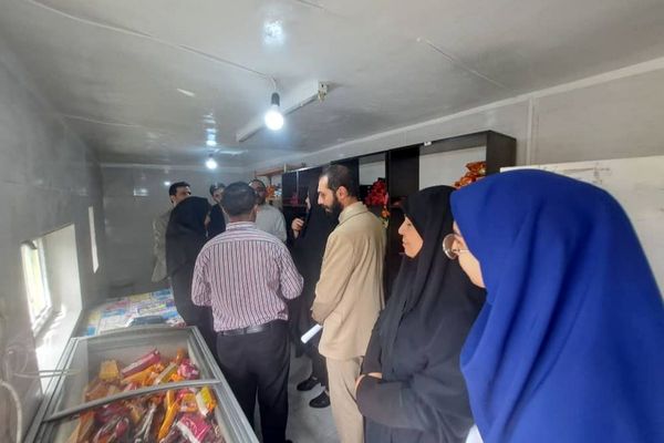 افتتاحیه پایگاه استاندارد تغذیه سالم مدرسه فتح
