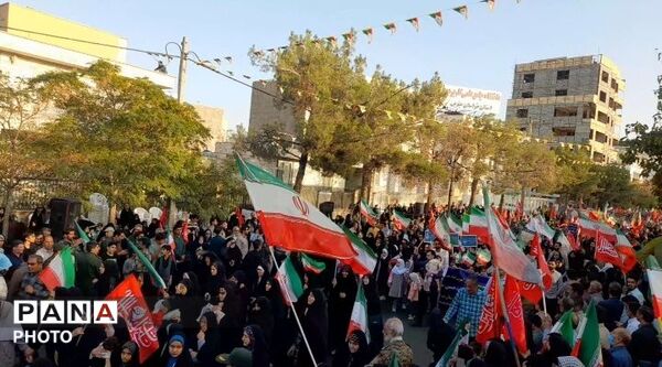 رزمایش جانفدایان ایران در شهرستان بیرجند