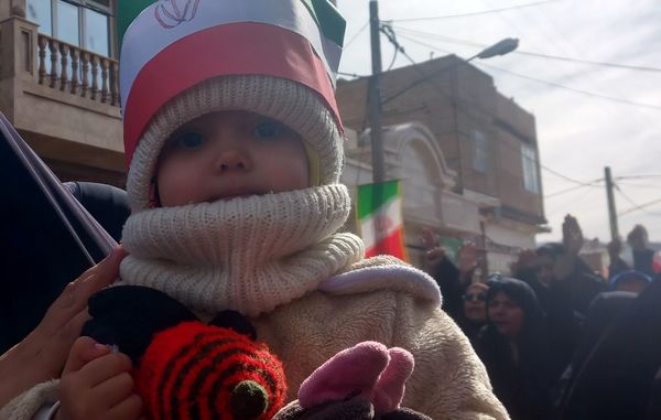 حضور پرشور مردم جلگه رخ در راهپیمایی بزرگداشت ۲۲ بهمن ماه