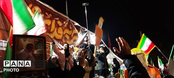 چهارشنبه سوری متفاوت در بلوار فضل نیشابور 