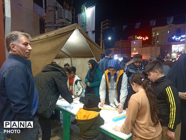 برپایی موکب فرهنگیان شهرستان فیروزکوه