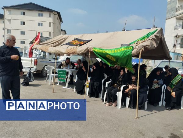 برپایی موکب امام رضا(ع) در میاندورود 