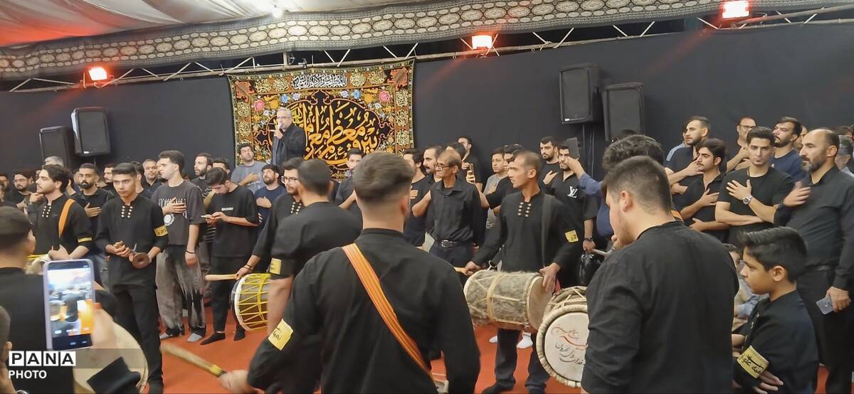 مراسم عزاداری دهه اول محرم در میدان صنعت ساوجبلاغ 
