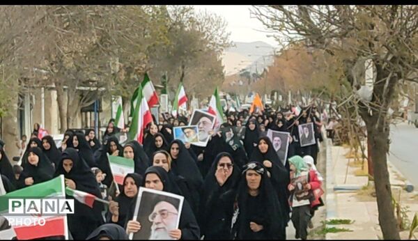 حضور مردم کوهنانی در راهپیمایی روز قدس