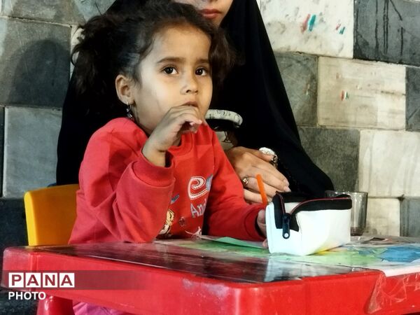 فعالیت موکب کودک فرهنگیان مسجد جامع شهرستان نیشابور در قاب پانا 