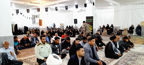 تشییع شهید گمنام در فین