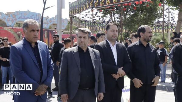 طنین نوای «احلی من العسل» در پاکدشت؛ تجدید میثاق دانش‌آموزان با نوجوان دشت کربلا