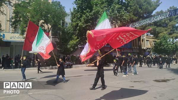 خیابان امام در روز تاسوعای حسینی حال و هوای دیگری میدهد 