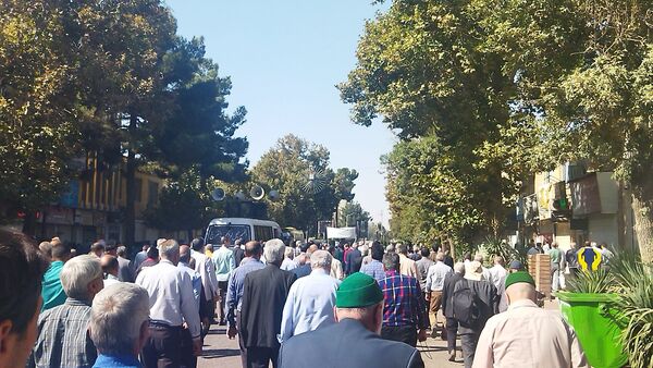 راهپیمایی بشارت نصر در نیشابور 