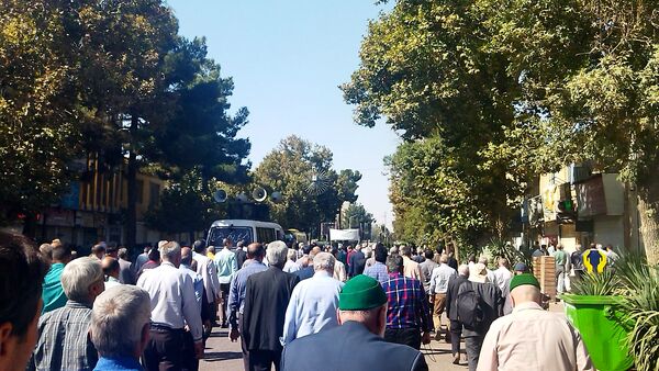 راهپیمایی بشارت نصر در نیشابور 