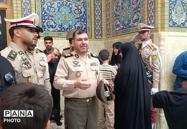 گلباران مزار امیر سپهبد شهید «موسوی» در قم