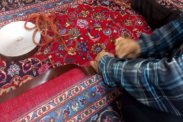 بازدید از بازار قدیمی فرش مشهد به‌مناسبت روز ملی فرش