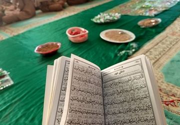 جشن میلاد امام زمان(عج) در مدرسه فروغ روستای رضوان