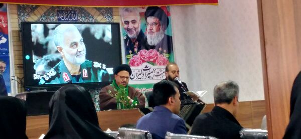 مراسم گرامیداشت شهید حاج قاسم سلیمانی در شهرستان سامان