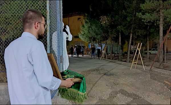 یادواره شهدای دانشجو معلم و نمایشگاه حمایت از مردم غزه در دانشگاه فرهنگیان شهید آیت شهرستان نجف آباد
