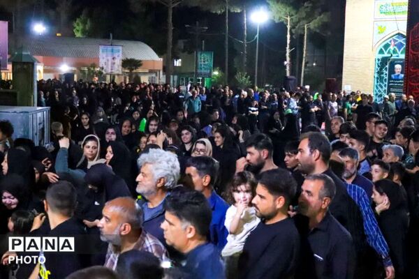 عزاداری شب هفتم محرم در امامزاه عمادالدین رباط‌کریم