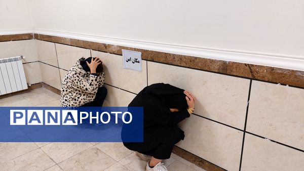 مانور زلزله در مدارس ناحیه1 زنجان