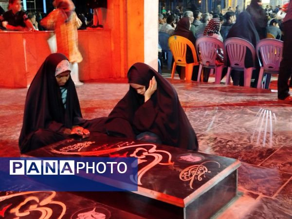 مراسم نخستین سالگرد شهدای خدمت در گلزار شهدای گمنام نیشابور 