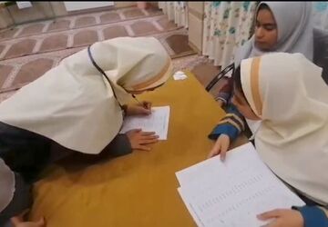 انتخابات همیار مشاور در دبستان خاندان سلمان شهرستان زارچ 