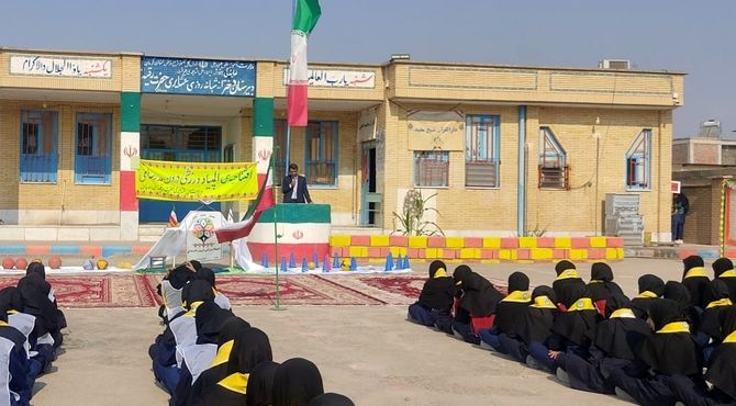 آغاز المپیاد ورزشی دانش‌آموزان عشایر و افتتاح کفپوش ورزشی دبیرستان عشایری حضرت رقیه(س)