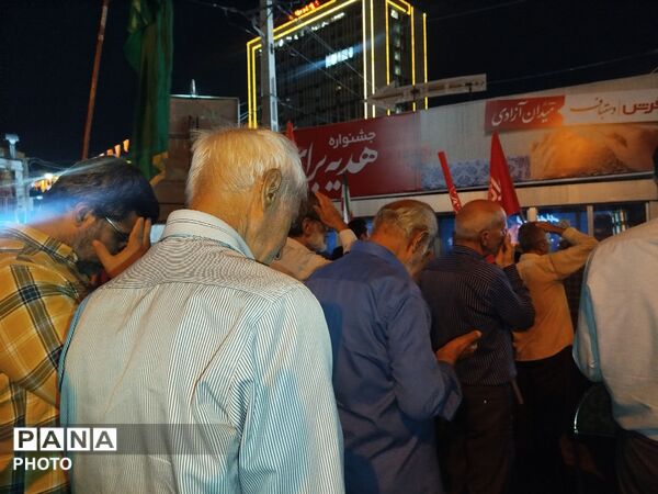 صد و هشتاد و دومین اجتماع مردم رجایی شهر در دفاع از وطن  