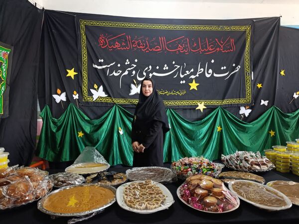 سوگواره فاطمی در دبستان شهید تنیده بندرعباس