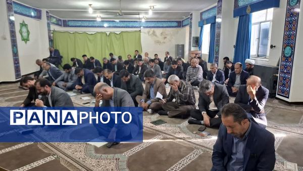 برگزاری مراسم زیارت عاشورا در آموزش و پرورش کهگیلویه و بویراحمد به یاد دو قاضی خدوم این استان و شهادت امام صادق (ع)