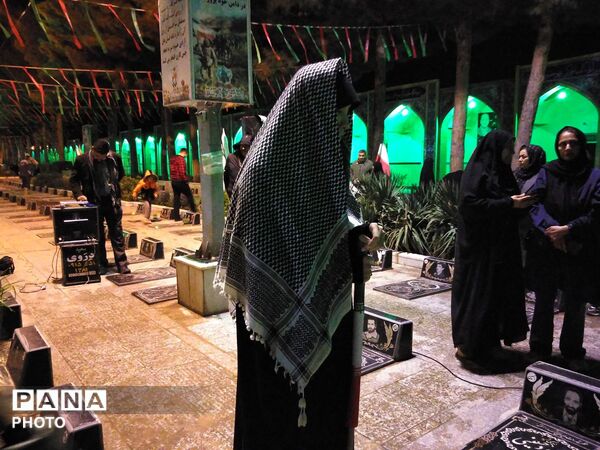 تدفین پیکر مطهر شهید مهدی عمارلو در بهشت فضل شهرستان نیشابور