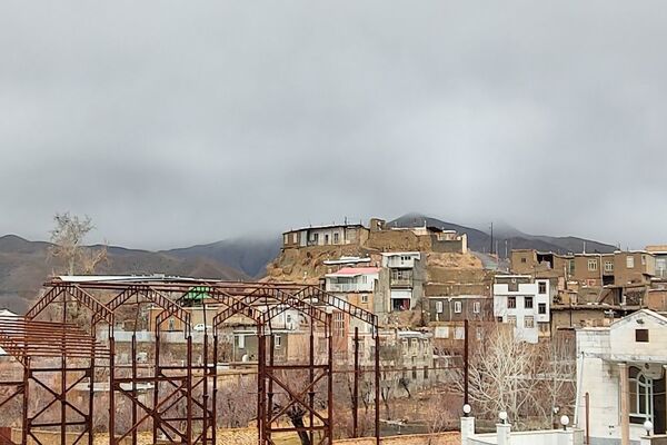 حال هوای شهر زیبای بار بعد از اولین بارش باران زمستانی