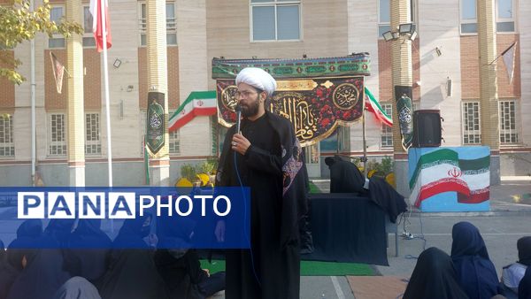 یادوراه شهادت حضرت فاطمه زهرا در مدرسه هوشیار