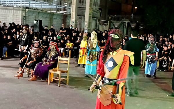 تعزیه‌خوانی در مسجد الهادی اهواز