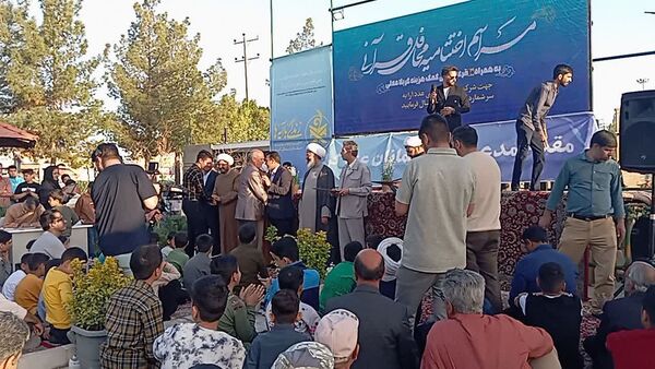 اختتامیه محافل قرآنی در آخرین روز از ماه مبارک رمضان در کاشمر