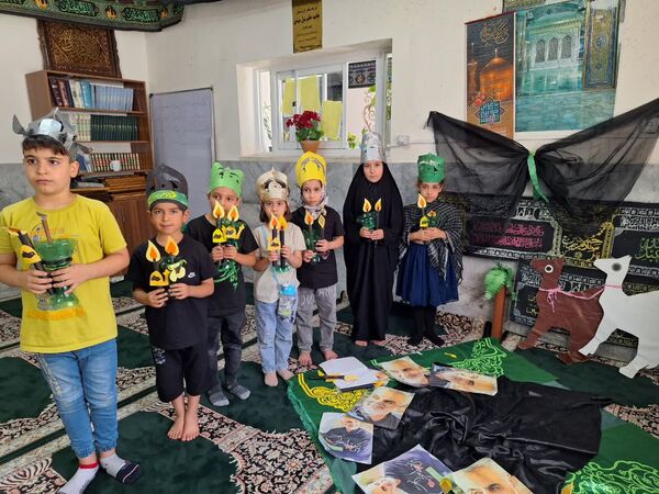 مراسم عزاداری کودکان دارالقران امام علی(ع)