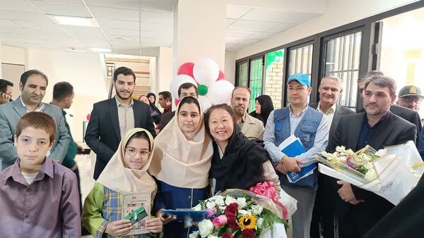 آیین افتتاح مدرسه ۱۴ کلاسه شهید جمهور ابراهیم رئیسی در شهرستان ملارد