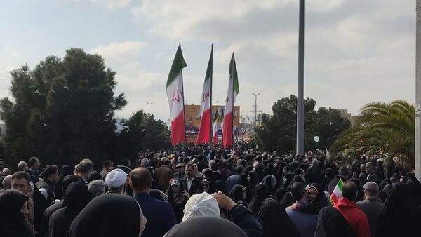 حضور مردم دارالمؤمنین کاشان در یوم الله ۲۲ بهمن
