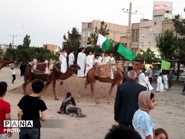 نمایش بازسازی واقعه غدیر در محله شیخ آباد قم