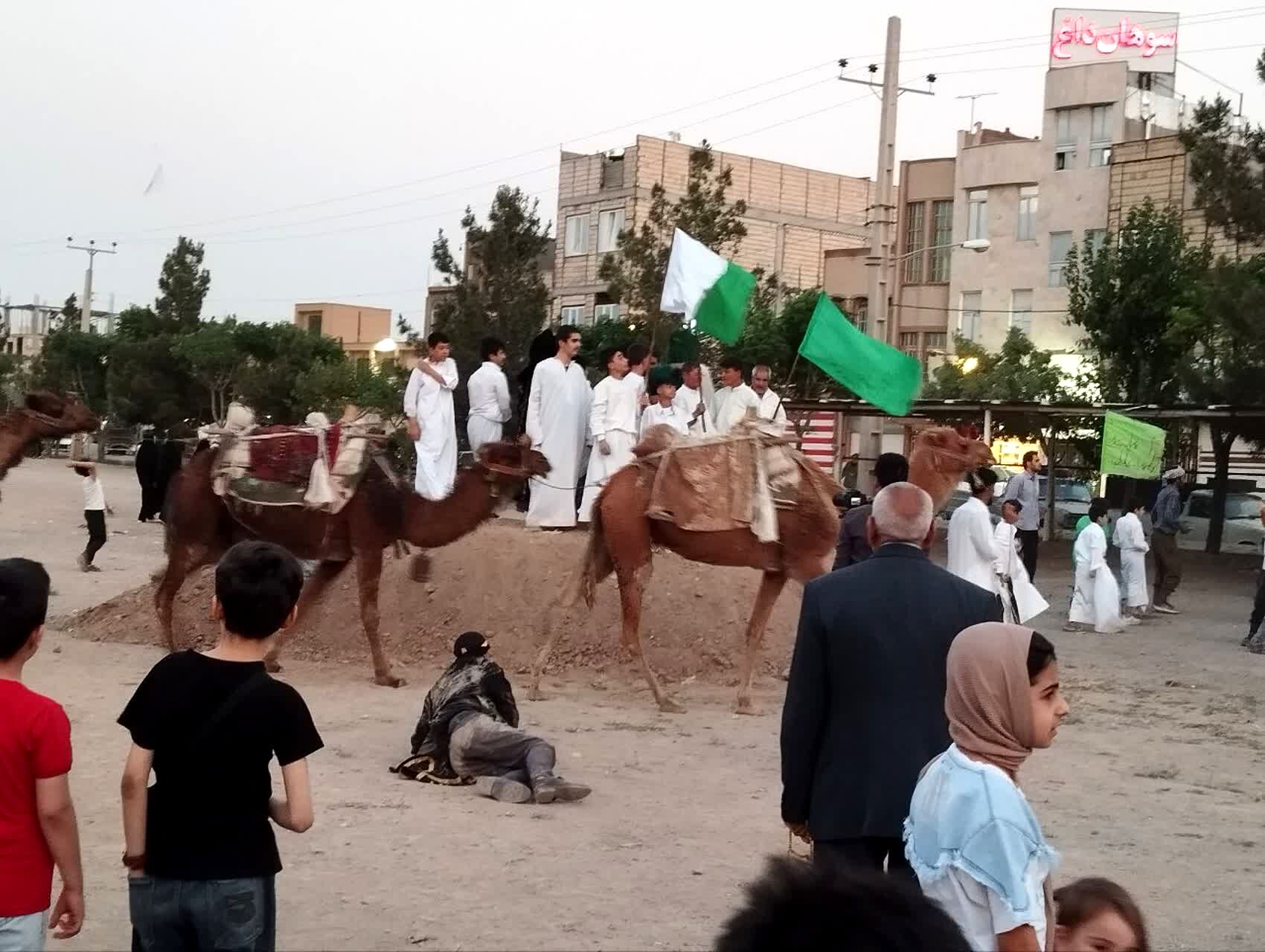 نمایش بازسازی واقعه غدیر در محله شیخ آباد قم