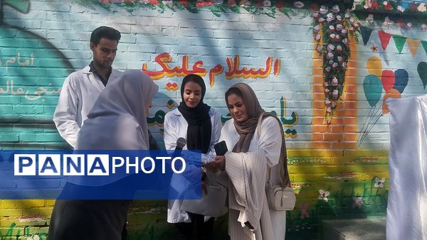 سپاس از فرشتگان سفیدپوش در مدرسه مهندس رحمانی فرد