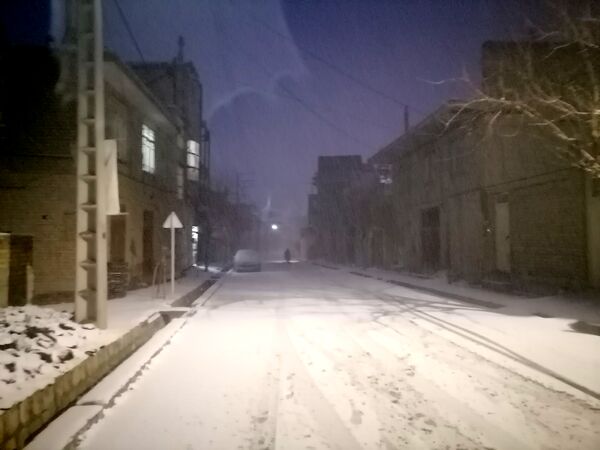 گذری بر بارش برف زمستانی در شهر بار