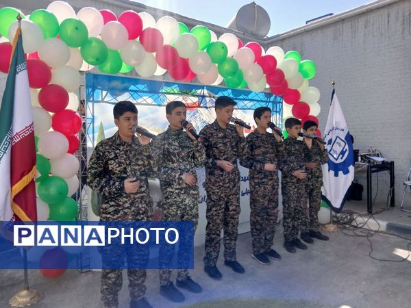  آیین تجدید میثاق دانش‌آموزان هنرستان امام حسن مجتبی (ع) با شهدای غواص دریادل