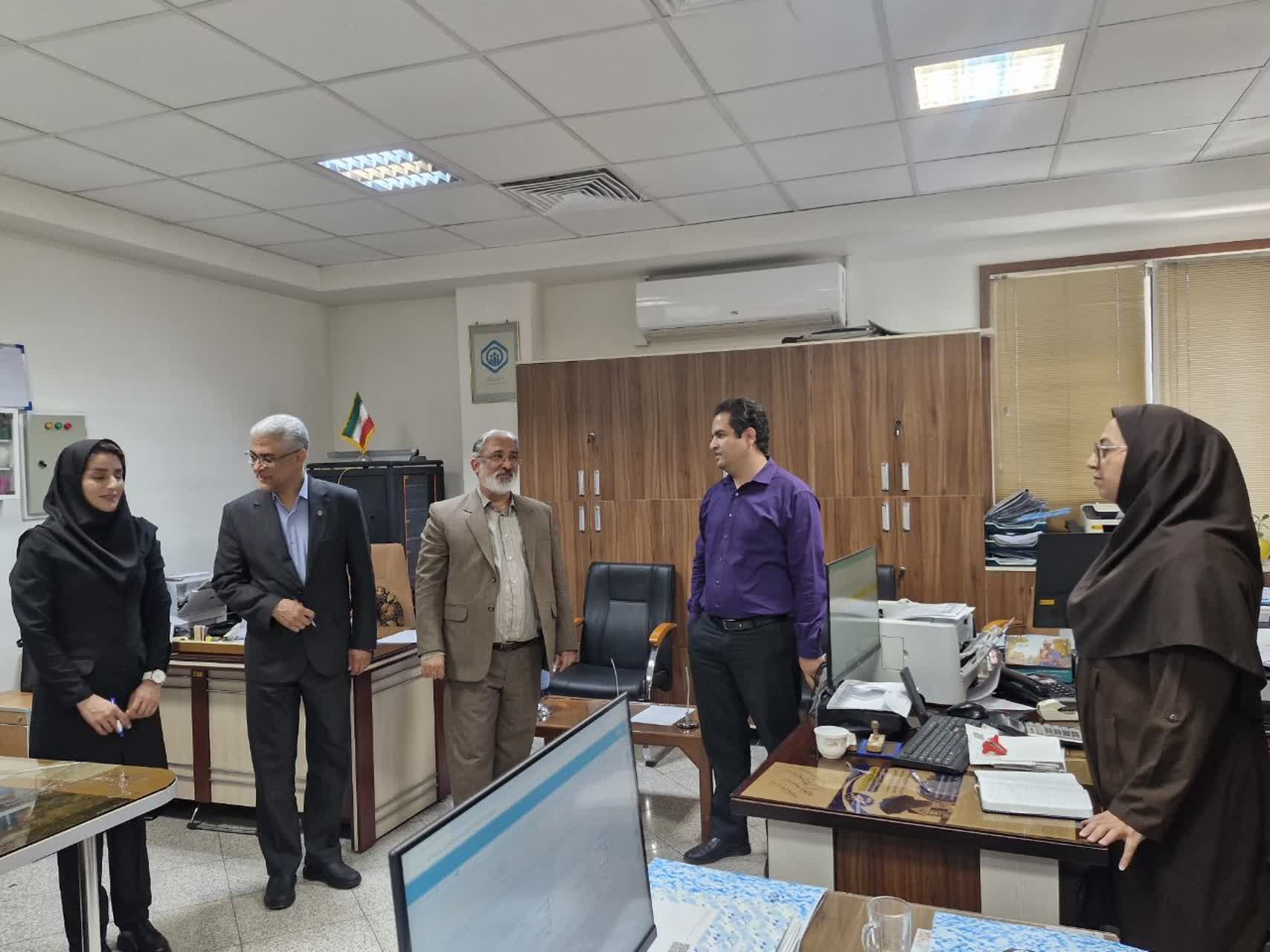 حضور فرماندار شهرستان بیرجند در اداره تامین اجتماعی منطقه یک 