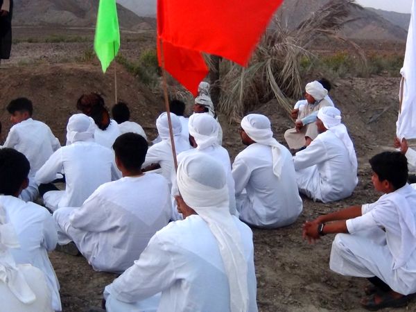 بازسازی واقعه عظیم «غدیر خم» در شهرستان بشاگرد 