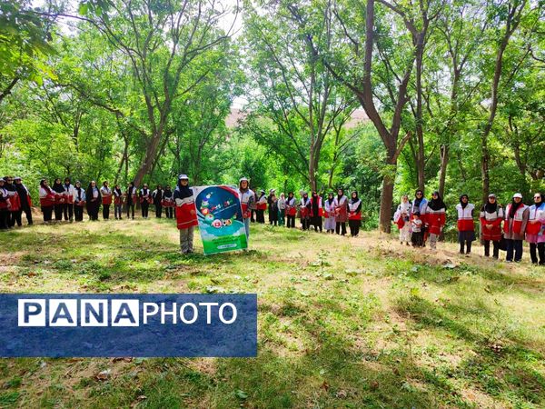 برگزاری اردوی طرح شوق رویش هلال احمر به میزبانی شیروان