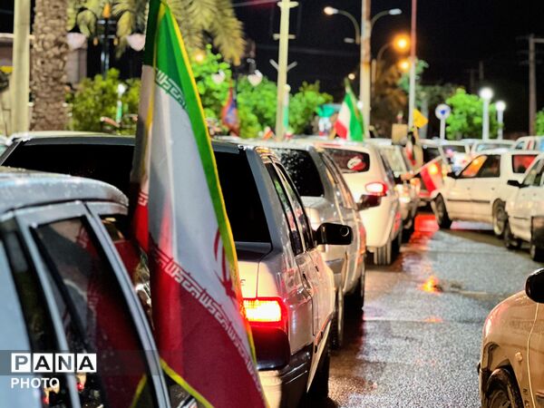 نمایش اقتدار مردم عنبرآباد در آخرین چهارشنبه سال
