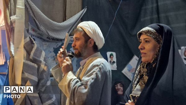 حضور دانش‌آموزان در موکب سازمان دانش‌آموزی 