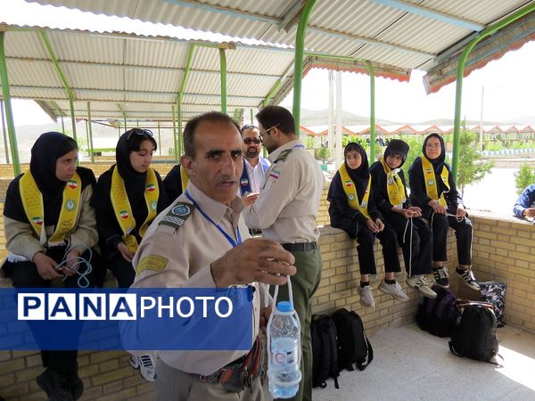 اردوی تمشک دختران بجنورد در اردوگاه شهید چمران 